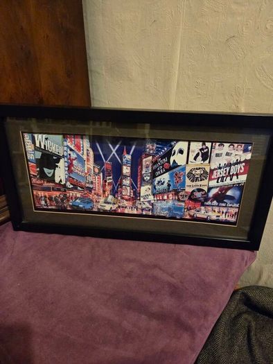 Times Square Broadway Musicals - Framed