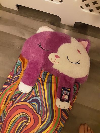 girls happy nappers sleep bag new