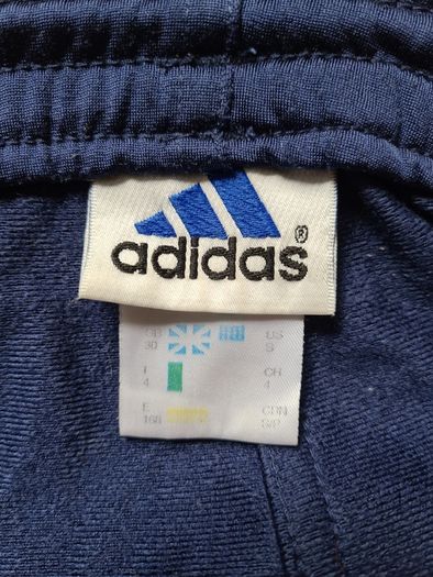 Women's Blue Adidas Vintage retro adibreak poppers Track Pants D4 Size L large trousers