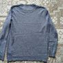 Crew Neck Knit Sweater - Textured Grey Image 3