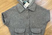 Next BNWT age 3-4 Grey jersey Poncho