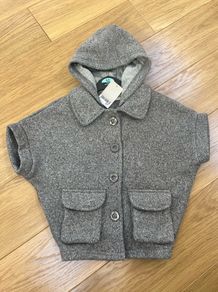 Next BNWT age 3-4 Grey jersey Poncho