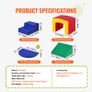Toddler Climbing Toys Indoor, 5 Piece Climb, Crawl and Tunnel Soft Play Equipment, Foam Climbing Toys, Kids Tunnel Maze with Stairs and Ramp,Indoor for Preschoolers Easy to Clean Image 4