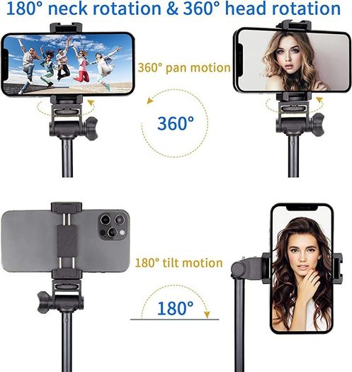 1.7 Meter/67 inch Phone Tripod Stand & Bluetooth Selfie Stick Tripod, Cellphone Tripod with Bluetooth Remote (FREE SHIPPING)