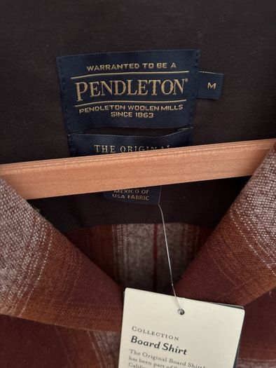 Two Pendleton Wool Board Shirts - labels attached never worn
