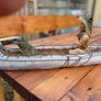 Vintage Native American Canoe Figure Image 2