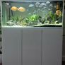 Aquael Opti Glass Aquarium  300L with Cabinet Fluval Filter & Plant Light Image 2