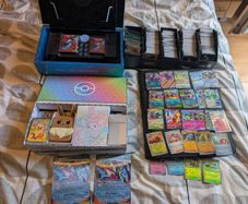 Pokemon Bulk lot collection thousands of Prismatic Ascended Heroes Pitch Black Chaos Rising plus Accessories
