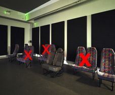 Selection of used bus/minibus seats