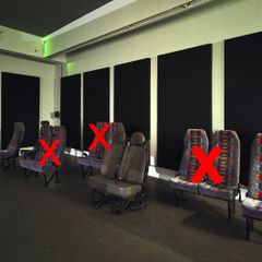 Selection of used bus/minibus seats