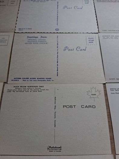 33 x USA And Canadian Mid Century Postcards