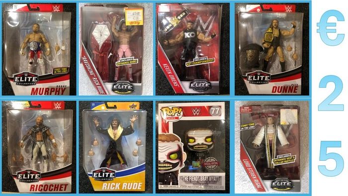 wwe elite wrestling figures rare NEW