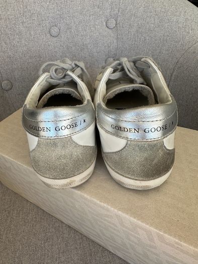 Golden Goose silver sneakers