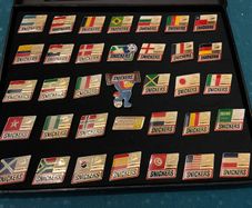 Limited Edition Commemorative Pin Collection 1998 World Cup