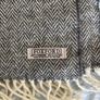 Foxford Woolen Mills Grey Herringbone Scarf Image 2