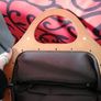 fab grey soft leather handbag Image 5