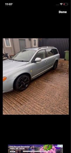 Volvo estate car  Northern registeredMot Feb 2027