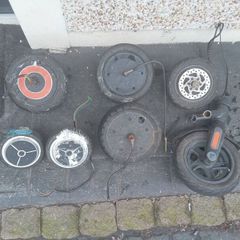 Electric scooter wheels