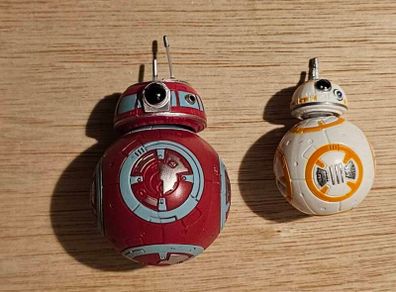 Star Wars BB Droid Black Series Small BB8 Beside As A Comparison In Size