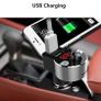 Bluetooth FM Transmitter, Car Radio Audio Adapter MP3 Player Handsfree Car Kit with Dual USB Ports 5V/3.4A, LED Display Car Voltage, Play TF Card/USB Flash Drive (FREE POSTAGE) Image 5