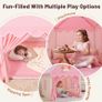 Kid Tent with Lights - Kids Play Tents for Toddlers Kids Tents Indoor Playhouse - Princess Tent for Girls Toy House Gift (Pink Play Tent) Image 7