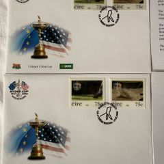 Ryder cup 2006 First Day cover lenticular stamp collection- mint condition