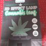 NEW 3D Effect Lamp Cannabis Leaf Image 2