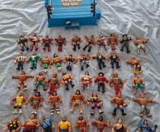 Wwf Wwe Hasbro 42 Figures Plus Ring