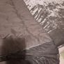 silver velvet bed throw/runner Image 4