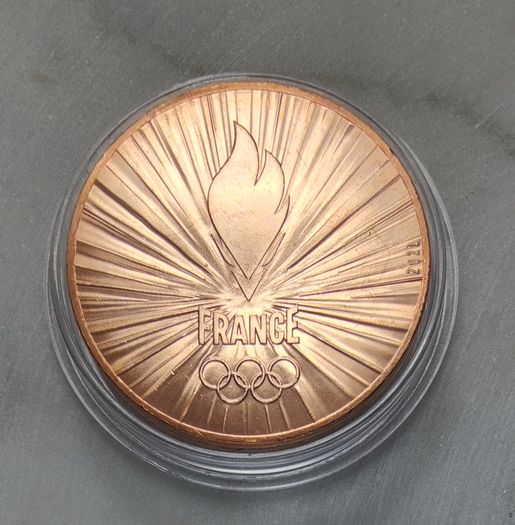 France 0.25 Euro Copper Coin Full Set (21 Coins) Paris Olympic Paralympic Games