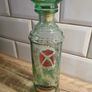 Vintage Green Fitzgerald Whiskey Botyle Image 2