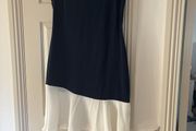 Jaegar navy and cream dress