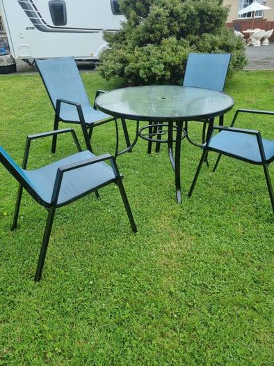 Garden table and chairs
