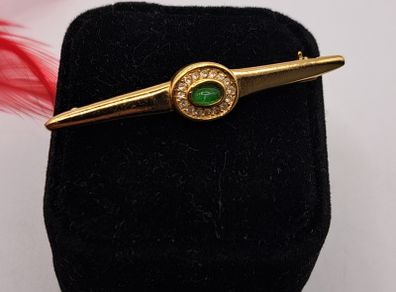 Christian dior oval pin