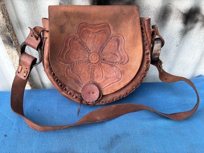 Embossed Floral Western bag