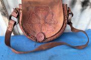 Embossed Floral Western bag