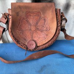 Embossed Floral Western bag