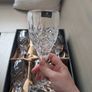 Killarney Crystal wine glasses set of 6 Image 2