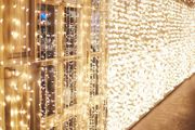 600 LED Curtain Lights, 6m x 3m Christmas Fairy String Lights Mains Powered 8 Modes Waterproof Thanksgiving Window Lights for Indoor Outdoor Xmas Wedding Party Bedroom Gazebo Garden Backdrops [Energy Class A++]