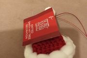 Handknitted Santa Hat christmas decoration