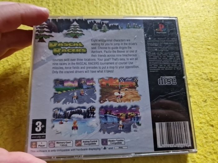 Rascal Racers  PlayStation1 Ps1 PlayStation2 Ps2 Games Original