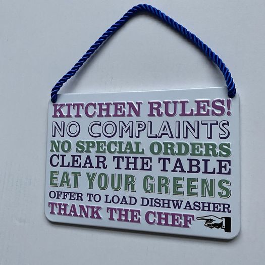 Hang Ups - Bathroom/ Kitchen Rules, Kiss Laugh Dream