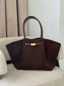 DeMellier New York Brown Mocha Suede Bag