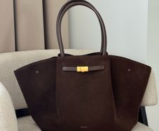 DeMellier New York Brown Mocha Suede Bag