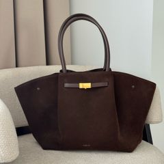 DeMellier New York Brown Mocha Suede Bag