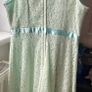 Lace and satin sleeveless dress Image 2