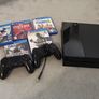 PS4, 2 Controllers and 5 Games Image 2