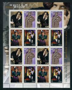 2000 Ireland Death Centenary of Oscar Wilde Commemorative Stamp Sheetlet Mint Never Hinged (MNH)