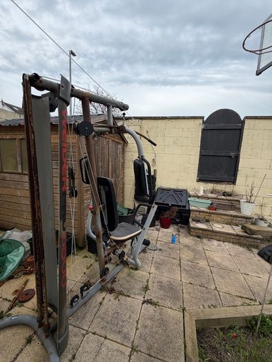 Multi function cable gym unit weights incl