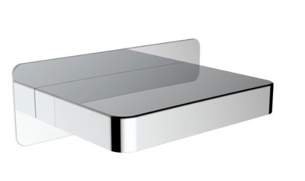 Chrome Wall Mounted Bath Mixer Tap